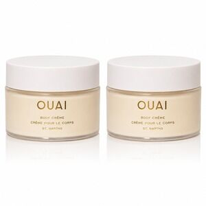 2 x OUAI St Barts Body Creme Moisturizing Nourishing Whipped 1 oz Travel Size